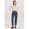 imageDEAR JOHN 90s Womens Jeans Straight Leg High Rise Ankle InseamMoonlight Night
