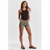 imageDEAR JOHN Ava Womens Denim Shorts Mid Rise Classic Comfort Stretch Short InseamArmy Moss