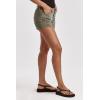 imageDEAR JOHN Ava Womens Denim Shorts Mid Rise Classic Comfort Stretch Short InseamArmy Moss