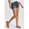 imageDEAR JOHN Ava Womens Denim Shorts Mid Rise Classic Comfort Stretch Short InseamNavan