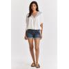 imageDEAR JOHN Ava Womens Denim Shorts Mid Rise Classic Comfort Stretch Short InseamNavan