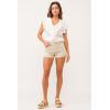 imageDEAR JOHN Ava Womens Denim Shorts Mid Rise Classic Comfort Stretch Short InseamSafari