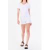 imageDEAR JOHN Ava Womens Denim Shorts Mid Rise Classic Comfort Stretch Short InseamWhite