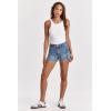 imageDEAR JOHN Jessie Womens Shorts Mid Rise Comfort Utility Stretch Denim Short Inseam Trendy Clasic DressyHuntsville