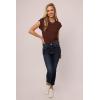 imageDEAR JOHN Stella Womens Jeans Slim Straight Leg Cropped InseamDawson
