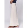 imageDEAR JOHN Vianna Womens Denim Skirt Front Slit Clean HemWheat