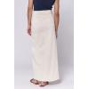 imageDEAR JOHN Vianna Womens Denim Skirt Front Slit Clean HemWheat