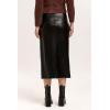 imageDEAR JOHN Womens Sia Ballerina Length SkirtBlack Vegan Leather