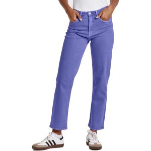 imageDEAR JOHN 90s Womens Jeans Straight Leg High Rise Ankle InseamGalactic Cobalt