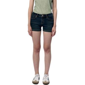 imageDEAR JOHN Ava Womens Denim Shorts Mid Rise Classic Comfort Stretch Short InseamGarnish