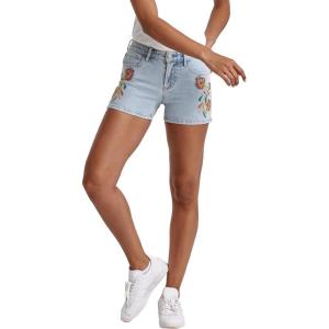 imageDEAR JOHN Ava Womens Denim Shorts Mid Rise Classic Comfort Stretch Short InseamTullamore