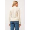 imageDEAR JOHN Womens Luna Thermal Placket TopAntique White