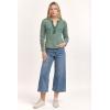 imageDEAR JOHN Womens Luna Thermal Placket TopDark Moss