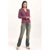 imageDEAR JOHN Womens Luna Thermal Placket TopPlum Berry
