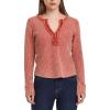 imageDEAR JOHN Womens Luna Thermal Placket TopCrimson