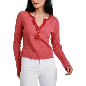 imageDEAR JOHN Womens Luna Thermal Placket TopViva Magenta