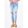 imageDEAR JOHN Aiden Girfriend Womens Jeans Skinny Slim Leg Mid Rise Ankle InseamHavana