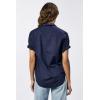 imageDEAR JOHN Benning Poplin Womens Shirt  Size XSmall  Black Iris