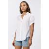 imageDEAR JOHN Benning Poplin Womens Shirt  Size XSmall  White