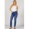 imageDEAR JOHN Blaire Straight Leg Jeans Mid Rise Clean Hem Full Length Inseam  Rivers  Size 27