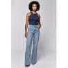 imageDEAR JOHN Fiona Wide Leg Women Jeans Mid Rise Denim Full Inseam Comfort Stretch FitVintage Flow