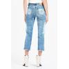 imageDEAR JOHN Frankie Womens Jeans Straight Fit Cropped High RiseWest Side