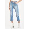imageDEAR JOHN Frankie Womens Jeans Straight Fit Cropped High RiseWest Side