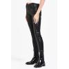 imageDEAR JOHN Gisele Womens Skinny Jeans Mid Rise MidWaisted Classic ComfortBlack Coated