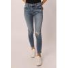 imageDEAR JOHN Gisele Womens Skinny Jeans Mid Rise MidWaisted Classic ComfortBurguess