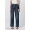 imageDEAR JOHN Holly Straight Leg Womens Jeans High Rise Full Inseam Comfort Streatch DenimFernstone