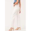 imageDEAR JOHN Holly Straight Leg Womens Jeans High Rise Full Inseam Comfort Streatch DenimWhite