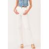imageDEAR JOHN Holly Straight Leg Womens Jeans High Rise Full Inseam Comfort Streatch DenimWhite