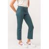 imageDEAR JOHN Jeanne Flare Womens Jeans Mid Rise MidWaistedDeep Teal