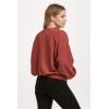 imageDEAR JOHN Lara Womens Sweatshirt Crewneck Long SleeveIntense Rust