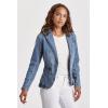imageDEAR JOHN Minah Denim Blazer Womens JacketMedium Wash