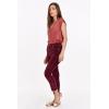 imageDEAR JOHN Stella Womens Jeans Straight Leg High Rise Ankle SlimBurgundy Velveteen