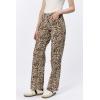 imageDEAR JOHN Taylor Womens Jeans Straight Leg High Rise Full InseamLeopard Safari