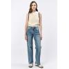 imageDEAR JOHN Taylor Womens Jeans Straight Leg High Rise Full InseamVintage Flow