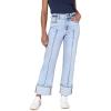 imageDEAR JOHN Holly Straight Leg Womens Jeans High Rise Full Inseam Comfort Streatch DenimLake Shore
