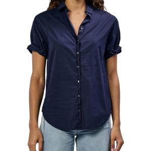 imageDEAR JOHN Benning Poplin Womens Shirt  Size XSmall  Black Iris