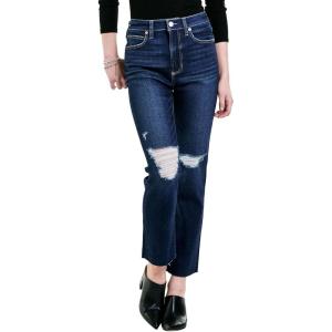 imageDEAR JOHN Frankie Womens Jeans Straight Fit Cropped High RiseGalvie