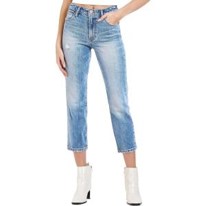 imageDEAR JOHN Frankie Womens Jeans Straight Fit Cropped High RiseWest Side