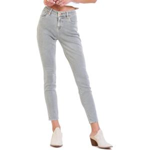imageDEAR JOHN Gisele Womens Skinny Jeans Mid Rise MidWaisted Classic ComfortDesert Sage