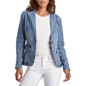 imageDEAR JOHN Minah Denim Blazer Womens JacketMedium Wash