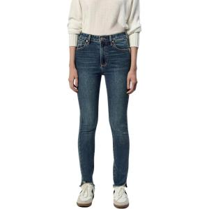 imageDEAR JOHN Stella Womens Jeans Straight Leg High Rise Ankle SlimRustic Indigo