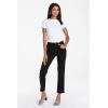 imageDEAR JOHN Blaire Womens Straight Leg Jeans Mid Rise Ankle InseamBlack Arrow