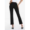 imageDEAR JOHN Blaire Womens Straight Leg Jeans Mid Rise Ankle InseamBlack Arrow