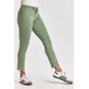 imageDEAR JOHN Blaire Womens Straight Leg Jeans Mid Rise Ankle InseamNephrite