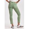 imageDEAR JOHN Blaire Womens Straight Leg Jeans Mid Rise Ankle InseamNephrite
