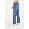 imageDEAR JOHN Blaire Womens Straight Leg Jeans Mid Rise Ankle InseamSouth Bay